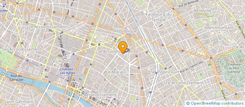 localisation de l'entreprise CONSTRUIBAT à PARIS