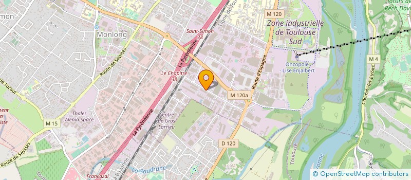 localisation de l'entreprise CONSTRUIR'31 à TOULOUSE