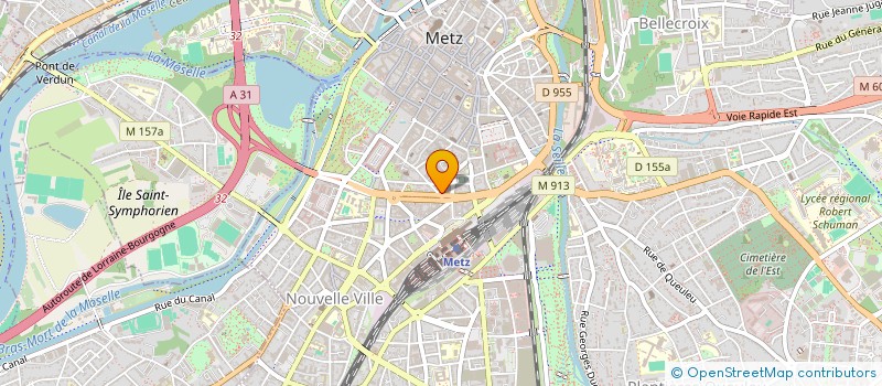 localisation de l'entreprise CONSTRUIRE à METZ