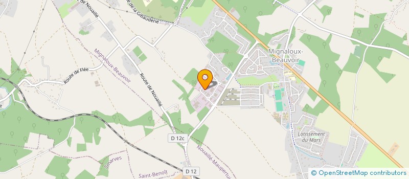 localisation de l'entreprise CONSTRUIRE A HUIT  MIGNALOUX-BEAUVOIR