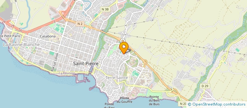 localisation de l'entreprise CONSTRUIRE AUJOURD'HUI ET DEMAIN  SAINT-PIERRE