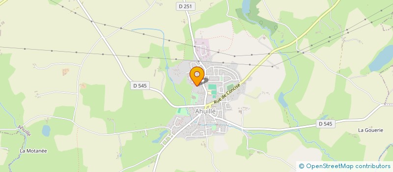 localisation de l'entreprise CONSTRUIRE ENSEMBLE AILLEURS  AHUILLE