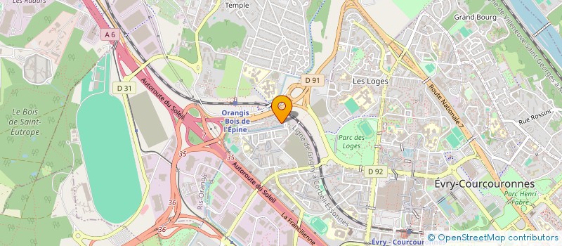 localisation de l'entreprise CONSTRUIRE RECOMPOSER ET RASSEMBLER  EVRY-COURCOURONNES