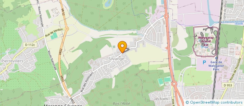 localisation de l'entreprise CONSTRUIRE RENOVER AGENCER LE BAT  MARANGE-SILVANGE