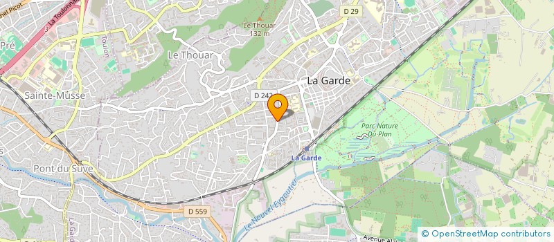 localisation de l'entreprise CONSTRUIRE RENOVER TRANSFORMER  LA GARDE