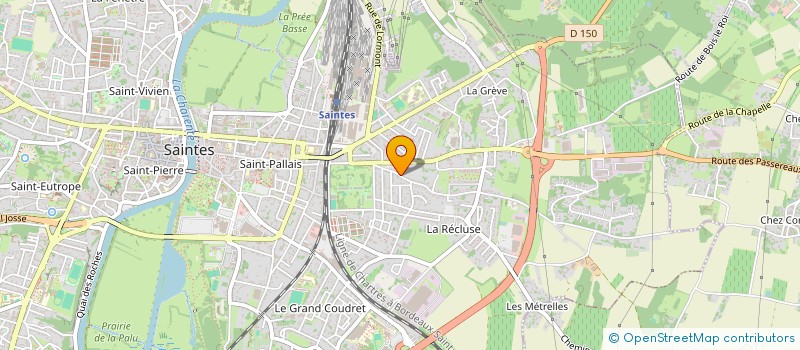 localisation de l'entreprise CONSTRUIRE UN PATRIMOINE  SAINTES