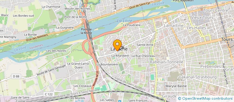 localisation de l'entreprise CONSTRUISONS DEMAIN  LA RICHE