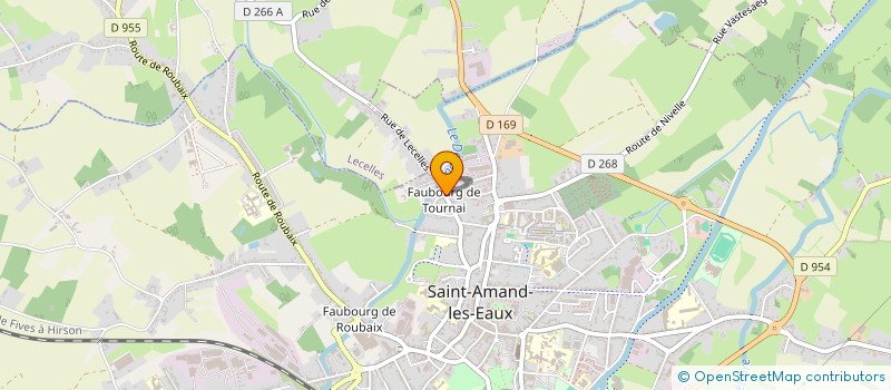 localisation de l'entreprise CONSTRUIT POUR VOUS  SAINT-AMAND-LES-EAUX