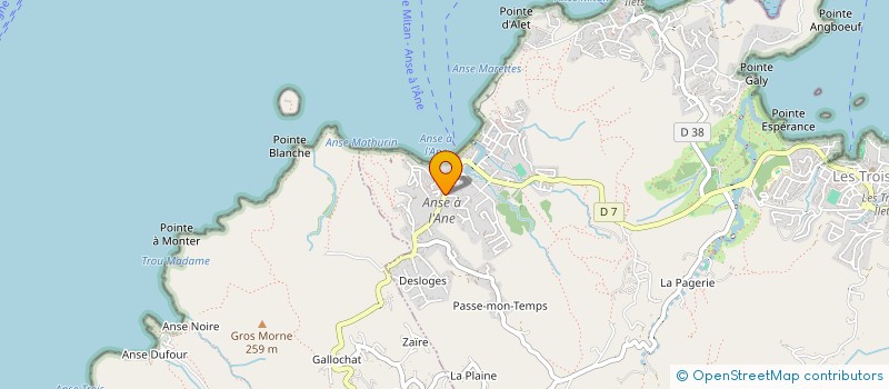 localisation de l'entreprise CONSTRUMETAL SARL  LES TROIS-ILETS