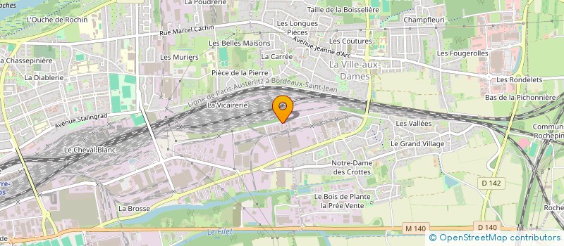 localisation de l'entreprise CONSTRUX FRANCE  SAINT-PIERRE-DES-CORPS