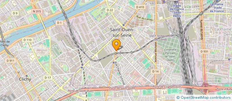 localisation de l'entreprise CONSUBRINA à SAINT-OUEN-SUR-SEINE