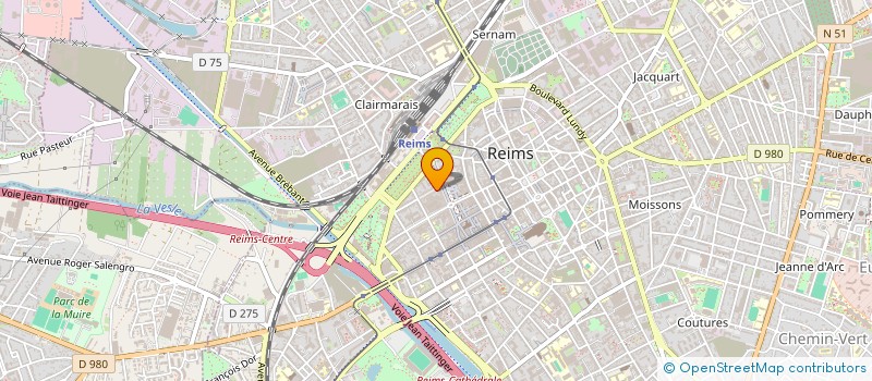 localisation de l'entreprise CONSUL 315  REIMS