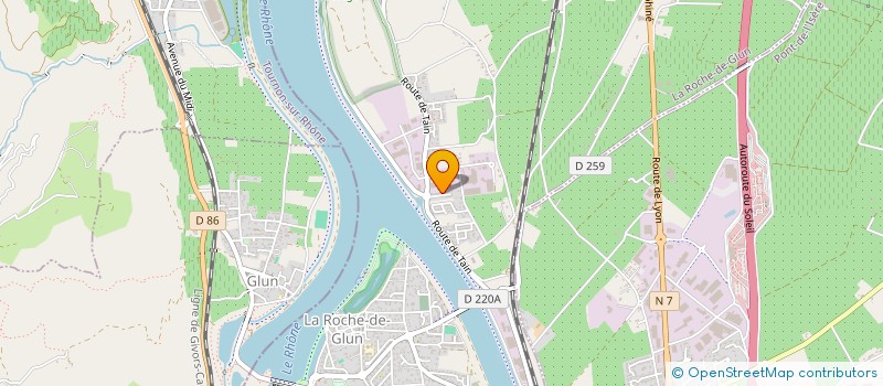 localisation de l'entreprise CONSUL' EXPERTS  LA ROCHE-DE-GLUN