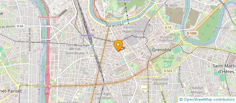 localisation de l'entreprise CONSULAT à GRENOBLE