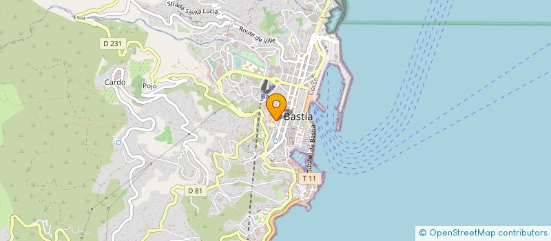 localisation de l'entreprise CONSULAT D ITALIE à BASTIA