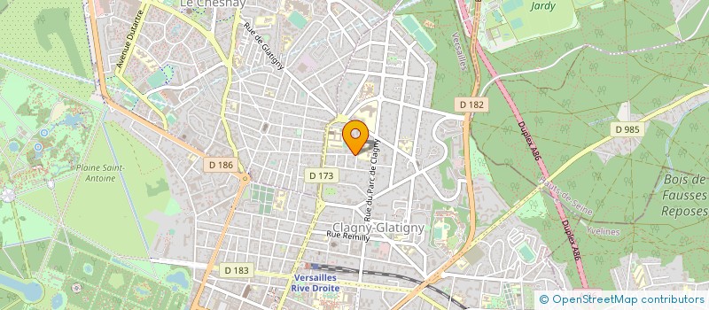 localisation de l'entreprise CONSULAT DE LA RADP à VERSAILLES