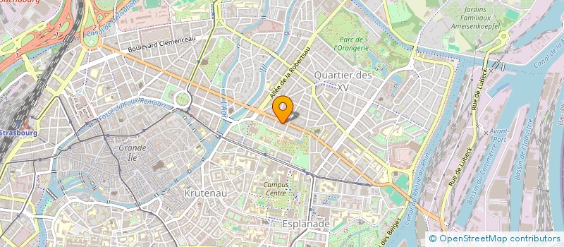 localisation de l'entreprise CONSULAT DE LA REPUBLIQUE DE SERBIE à STRASBOURG
