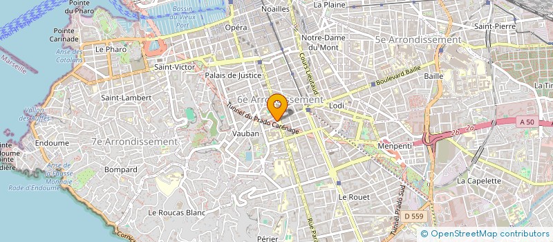 localisation de l'entreprise CONSULAT DE LA REPUBLIQUE DU CAP VERT à MARSEILLE