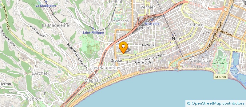 localisation de l'entreprise CONSULAT DE TUNISIE A NICE à NICE