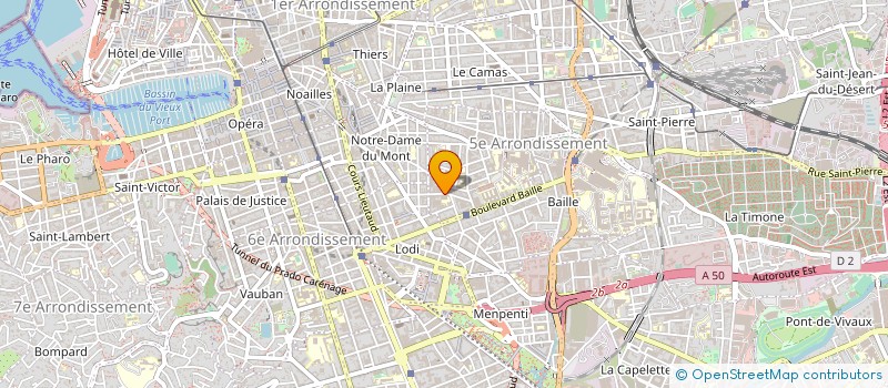 localisation de l'entreprise CONSULAT GENERAL D ITALIE à MARSEILLE