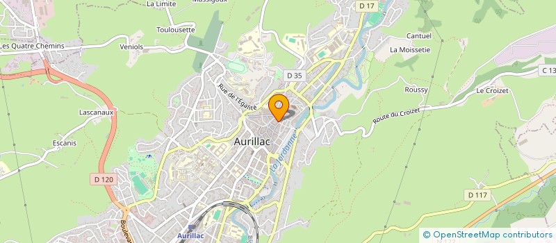 localisation de l'entreprise CONSULAT JOUET à AURILLAC