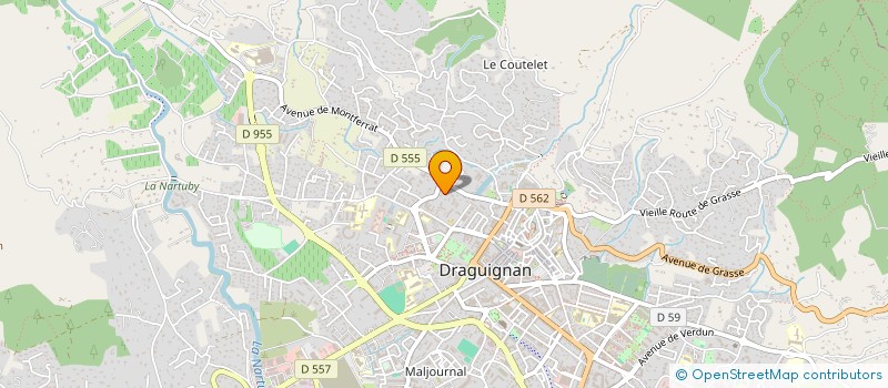 localisation de l'entreprise CONSULEXPERT  DRAGUIGNAN