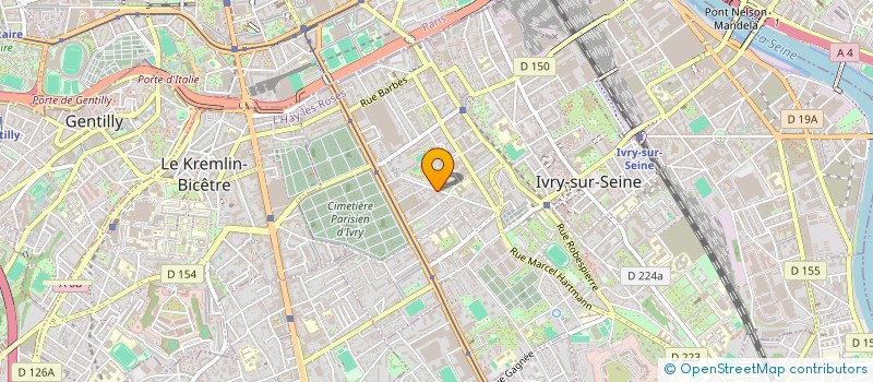 localisation de l'entreprise CONSULPRO  IVRY-SUR-SEINE