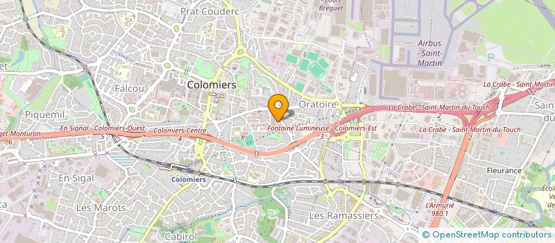 localisation de l'entreprise CONSULS VTC  COLOMIERS