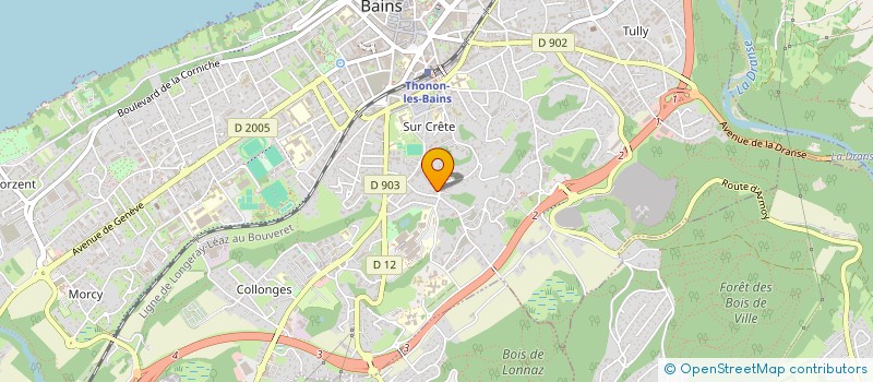 localisation de l'entreprise CONSULT à THONON-LES-BAINS