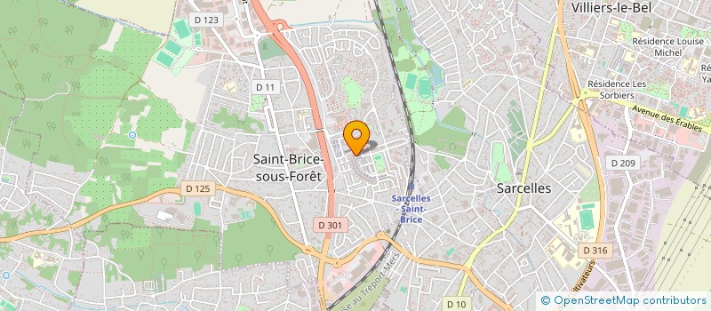 localisation de l'entreprise CONSULT 55  SAINT-BRICE-SOUS-FORET