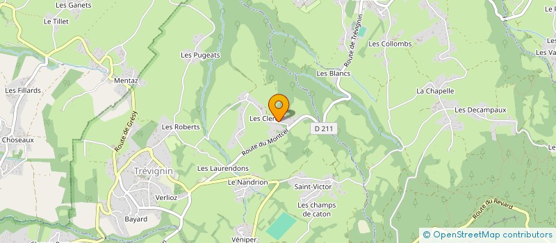 localisation de l'entreprise CONSULT-AERO à TREVIGNIN