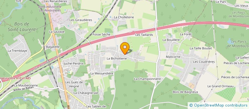 localisation de l'entreprise CONSULT & CARE OFFICE à VEIGNE