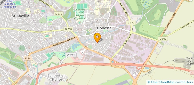 localisation de l'entreprise CONSULT'EVO à GONESSE