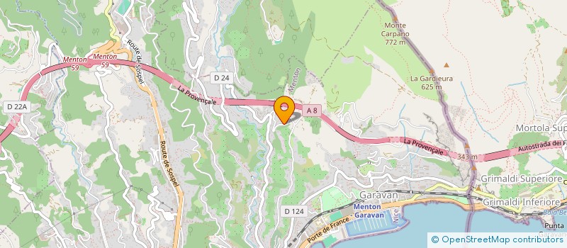 localisation de l'entreprise CONSULT EXPERT ASSURANCES  MENTON