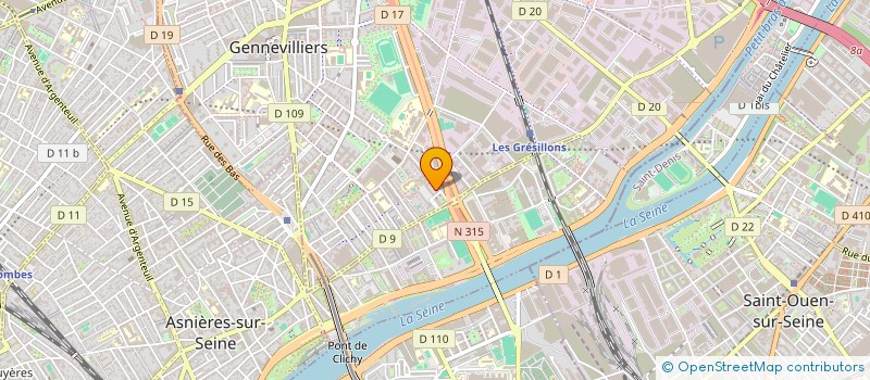 localisation de l'entreprise CONSULT FORMA à GENNEVILLIERS