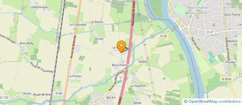 localisation de l'entreprise CONSULT HOME SERVICE à SAINT-GEORGES-DE-RENEINS