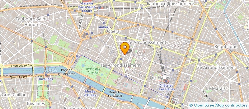 localisation de l'entreprise CONSULT'IDEES SARL à PARIS