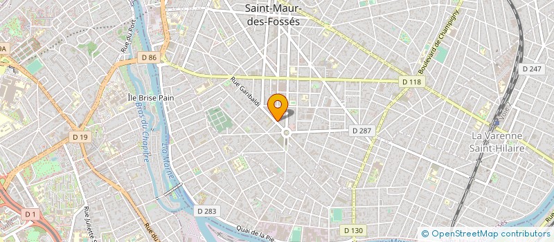 localisation de l'entreprise CONSULT IMMO à SAINT-MAUR-DES-FOSSES