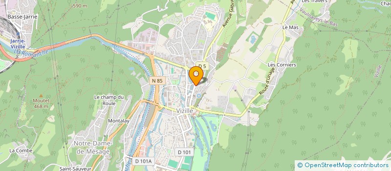 localisation de l'entreprise CONSULT IMMO  VIZILLE