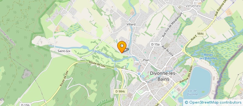 localisation de l'entreprise CONSULT PHILIP PROCTER à DIVONNE-LES-BAINS
