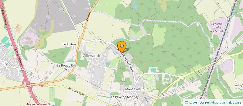 localisation de l'entreprise CONSULT' PREVENTION SANTE-SECURITE  VILLEVAUDE