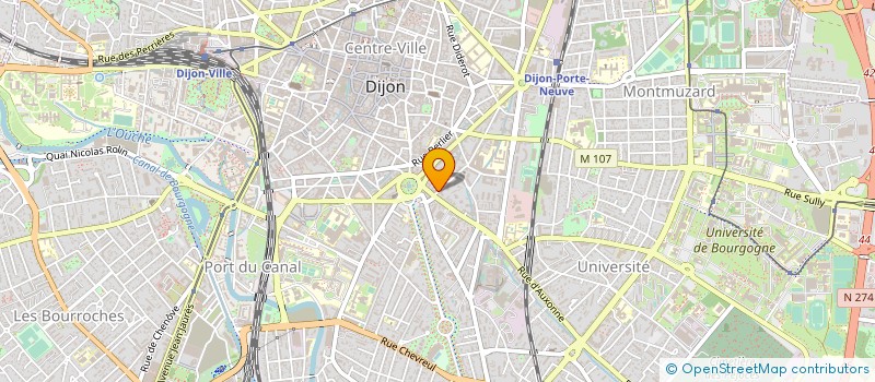 localisation de l'entreprise CONSULT RH  DIJON