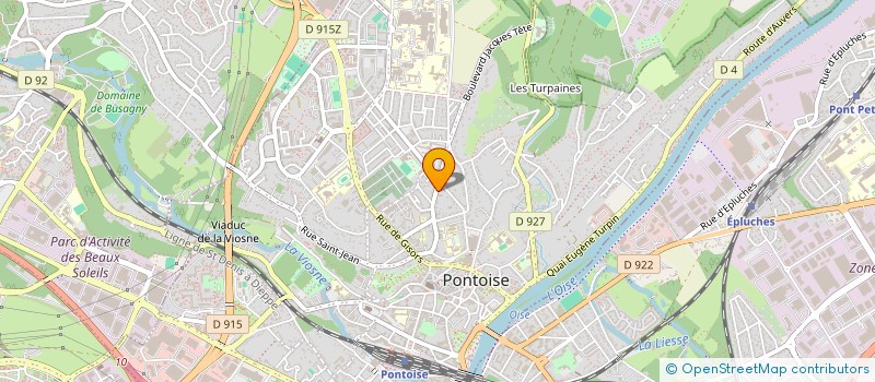 localisation de l'entreprise CONSULT-UP à PONTOISE