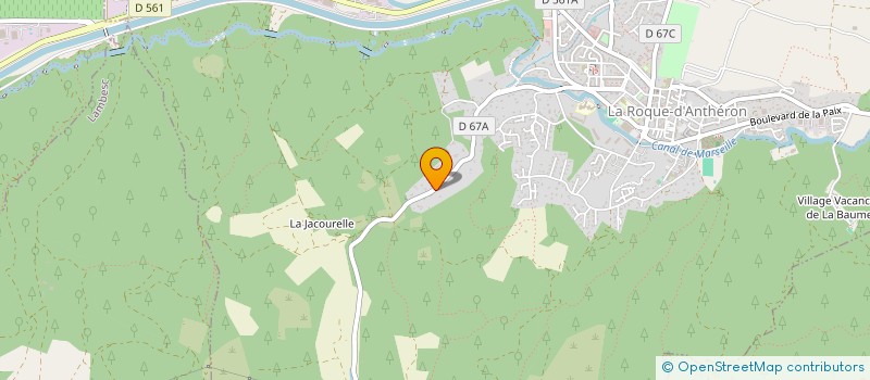 localisation de l'entreprise CONSULT VT  LA ROQUE-D'ANTHERON