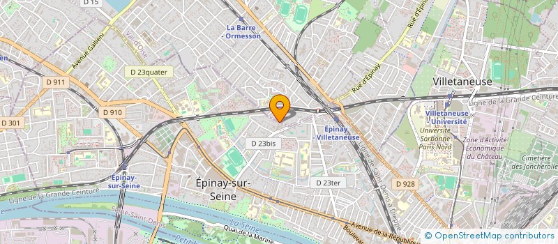localisation de l'entreprise CONSULTA à EPINAY-SUR-SEINE