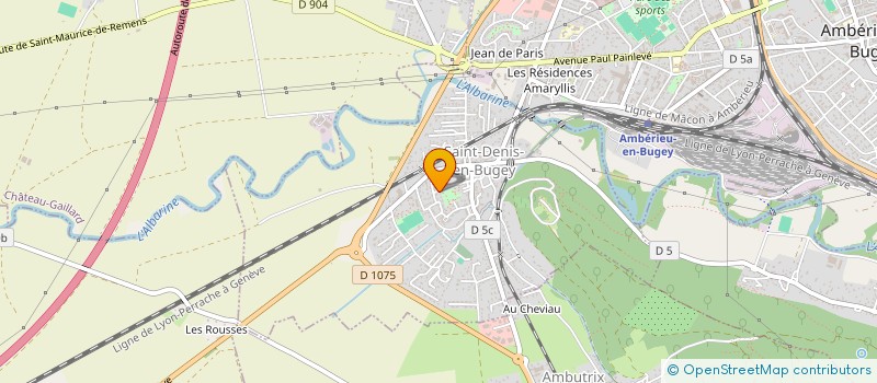 localisation de l'entreprise CONSULTANCE MAINTENANCE 3000  SAINT-DENIS-EN-BUGEY