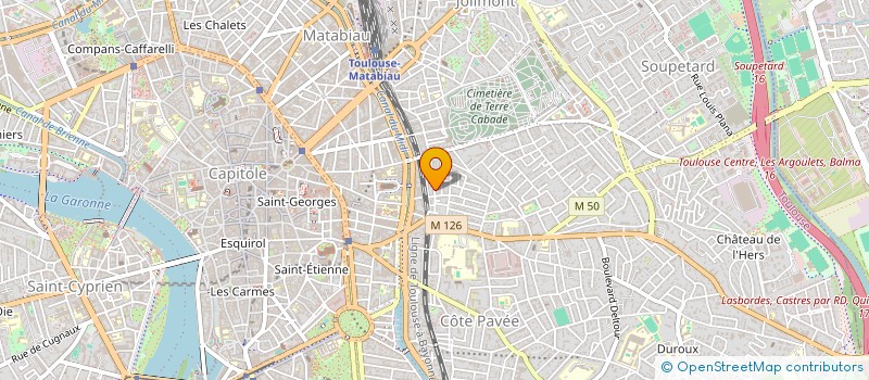 localisation de l'entreprise CONSULTANCY GEOTECHNICAL & GEOLOGICAL STUDIES  TOULOUSE