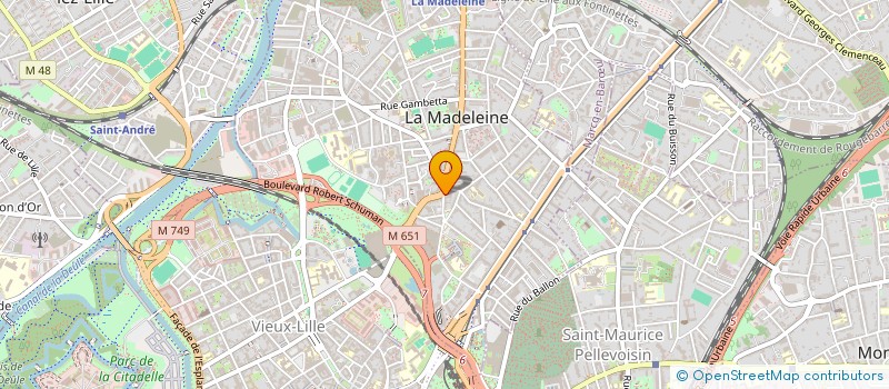 localisation de l'entreprise CONSULTANT EN ACCESSIBILITE DU BATIMENT à LA MADELEINE