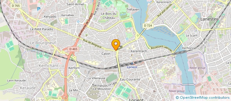 localisation de l'entreprise CONSULTANT EUROPEEN FINANCEMENT à LORIENT
