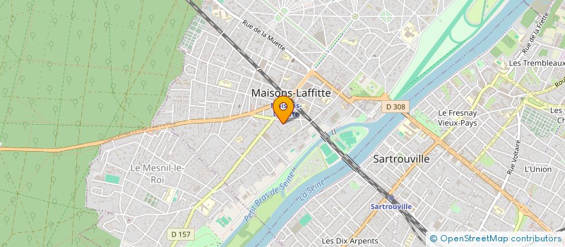 localisation de l'entreprise CONSULTANT FITNESS  MAISONS-LAFFITTE